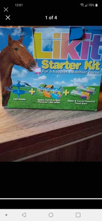 Horse starter kit & 4 halters