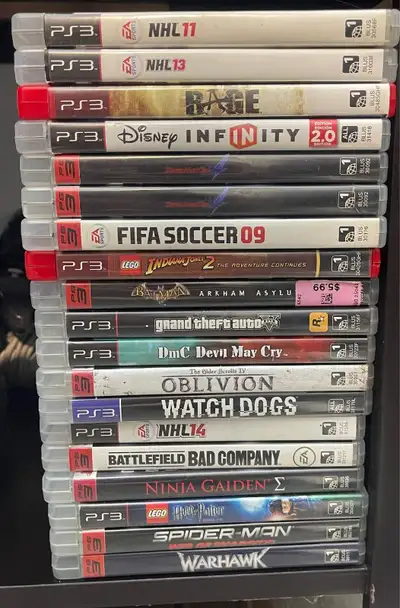 PS3 Games - All Tested and in working condition. All games are in good - great shape ranging from 7-...