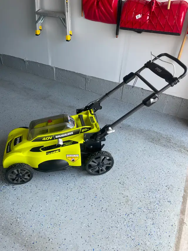 [EXCELLENT COND] RYOBI 40V HP Brushless 20'' Cordless Lawn Mower in Lawnmowers & Leaf Blowers in Oakville / Halton Region - Image 4