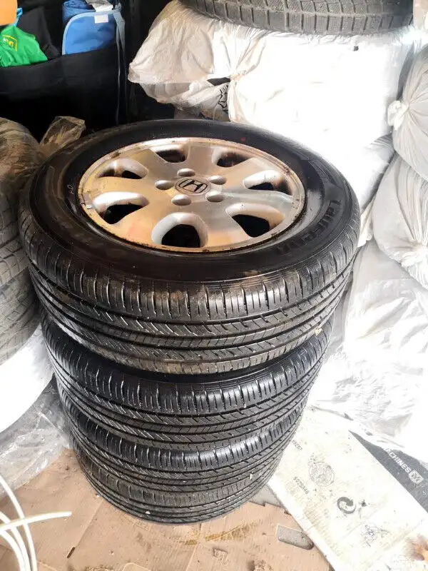HONDA  OEM RIMS(5*114.3mm)  WITH 225/60/16 ALLSEASON TIRES in Tires & Rims in City of Toronto - Image 6