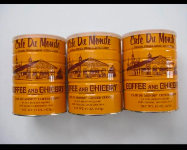 Cafe Du Monde Decor Display Coffee Cans Set of 3 in Home Décor & Accents in Markham / York Region