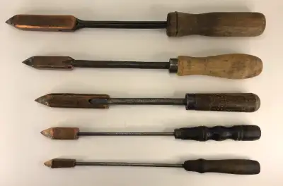 Antique/Vintage Copper Tip Soldering Irons, View more