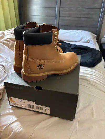 Timberland Men’s 6-Inch Premium Waterproof Boots – Wheat Nubuck, View more
