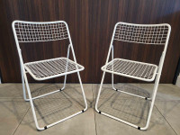 2 Chaises Pliantes Ted Net (Niels Gammelgaard IKEA)