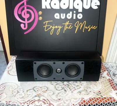 Tannoy HTS200 Centre Channel Speaker — Black Ash, View more