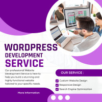 I'll design and build your company's website with WordPress.