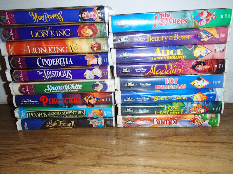17 Collectible Disney VHS Movies for sale for sale  