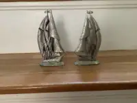 2 SEAGULL PEWTER SCHOONERS