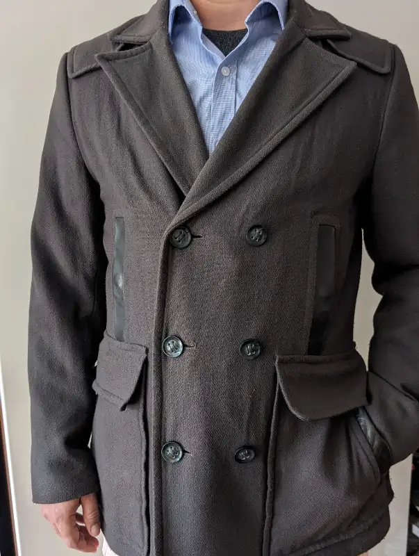 Men's Mackage Brown Wool Jacket / Manteau in Men's in City of Montréal - Image 3