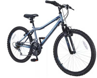 Supercycle Nitro XT Youth Hardtail Mountain Bike, Blue, 24-in
