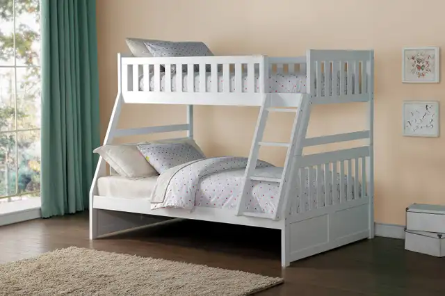Lisa Bunk bed, Single over Double, Grey or White, NEW,  in stock in Beds & Mattresses in Tricities/Pitt/Maple - Image 6