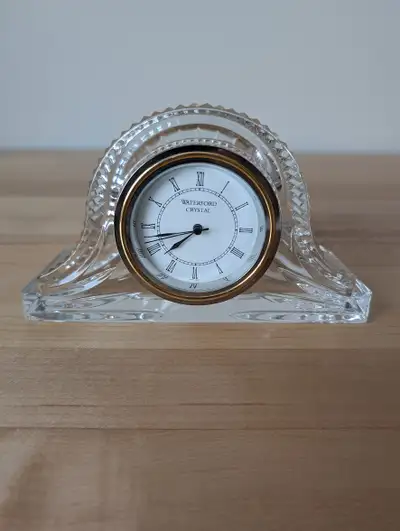 Waterford Crystal Desk Clock Quartz, View more