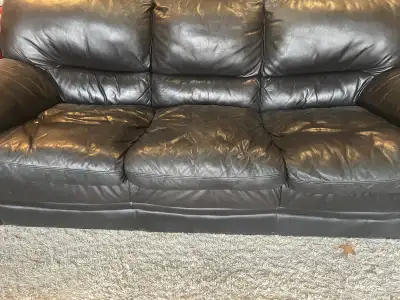 free leather couch for pickup, View more