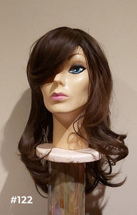 NEW Chestnut Long Curly Hair Wig-Free Delivery