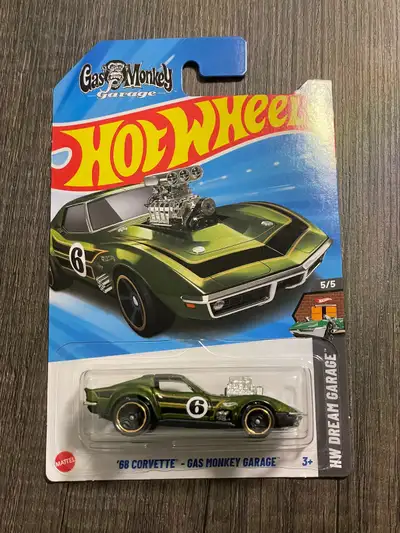 Hot Wheels Chevy Corvette C4 Gas Monkey Green , View more