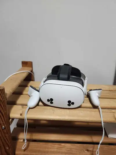 This is a Meta Quest 3s VR headset and two controllers. Comes with its original charger and box and...