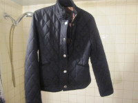 Coach Jacket Coat Quilted Black New