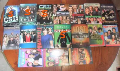 Lot of 33 Television Series DVD Box Sets, View more