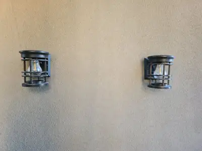 Pair of Outdoor Solar Wall Lights – Includes Edison Bulbs, View more