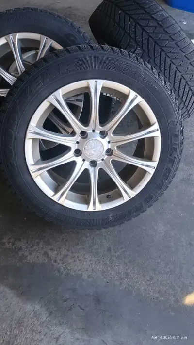 I am selling a set of used 17-inch wheels and rims. This set is perfect for anyone looking for a pra...