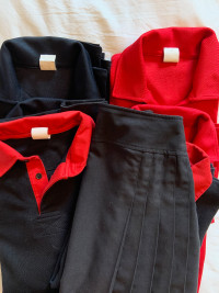 Polos et jupe uniforme gamme collège St-Alexandre
