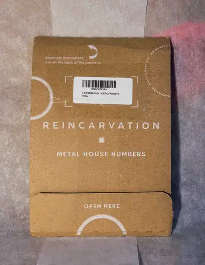 NEW 6" Metal house number 4 & 7, View more