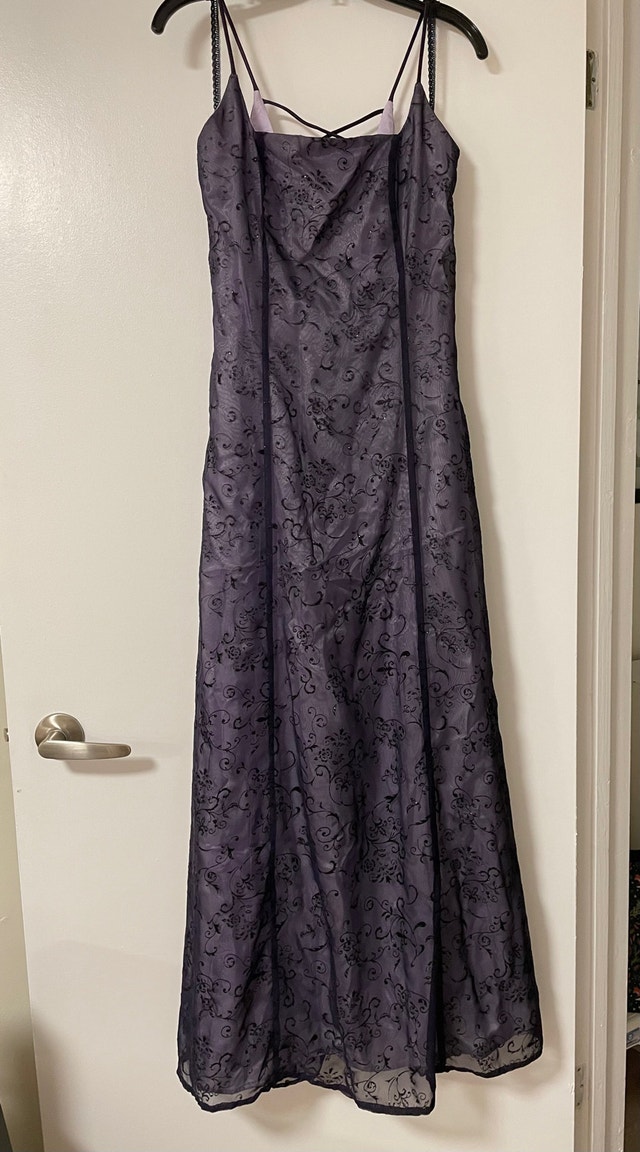 Purple and Black Prom/Fancy Dress Women's Dresses & Skirts St