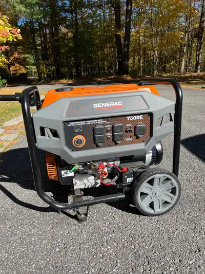Generac 7500E Portable Generator, View more