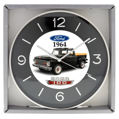 1964 Ford F-100 (Black) - Custom Wall Clock Brand New - Classic, View more