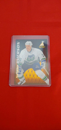 1996 PINACLE ZENITH, NELSON EMERSON, HARTFORD WHALERS CARD!!!