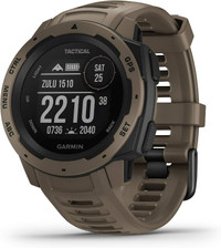 Garmin Instinct Tactical, Rugged GPS Watch, Tactical Specific Fe