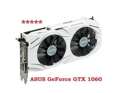 ASUS GeForce GTX 1060 3GB Dual-Fan OC Edition Graphics: 45$, View more