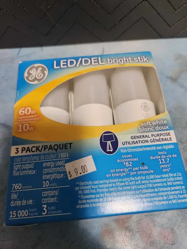 New GE LED Bright Stik in Indoor Lighting & Fans in Ottawa - Image 2