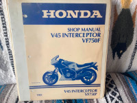 1983 vfr interceptor factory workshop manual $50
