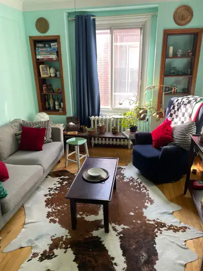 Big, bright room sublet in Parc Ex 6.5  (Aug 1; negotiable)