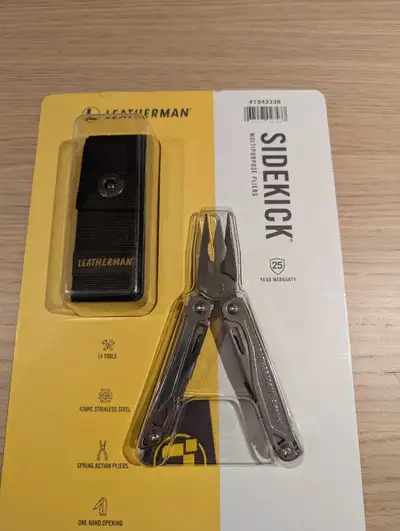 Leatherman SIDEKICK Pocket Multi-Tool with Sheath, 14 tools, View more