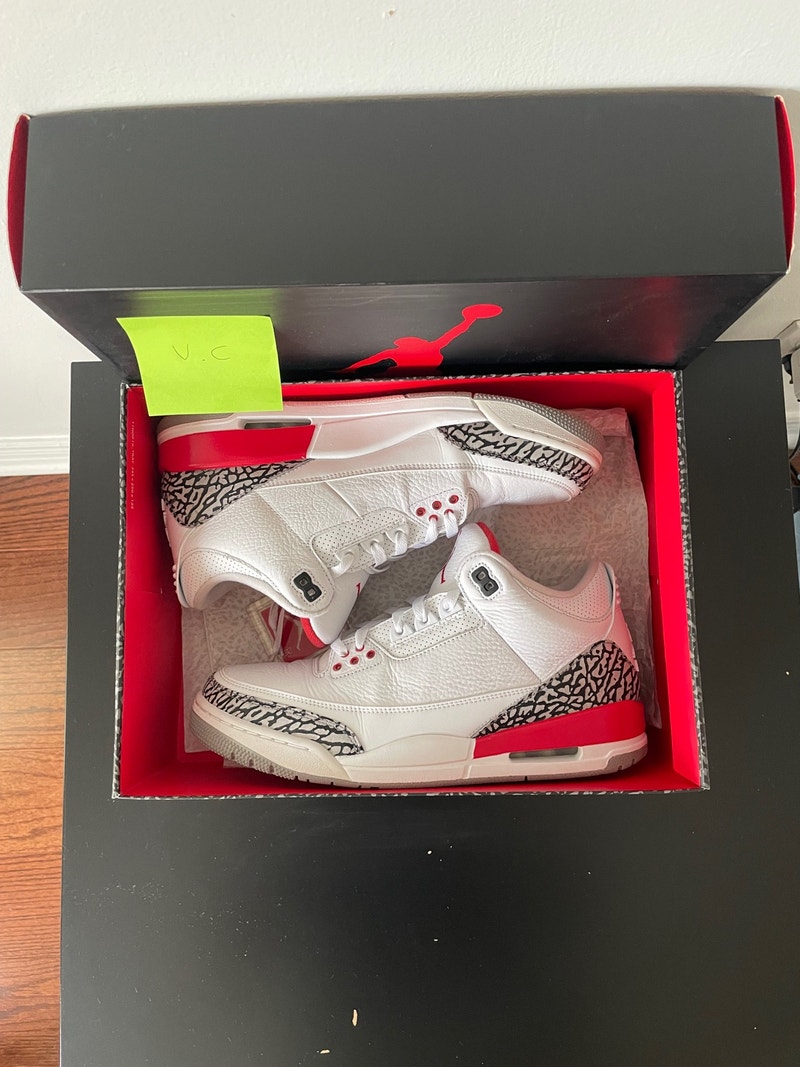 USED JORDAN 3 RETRO “HALL OF FAME” SIZE 11 Men's Shoes Mississauga / Peel Region Kijiji