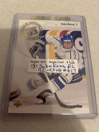 Saku Koivu RC Rookie Finland 1993-94 UD #617 Showcase 320