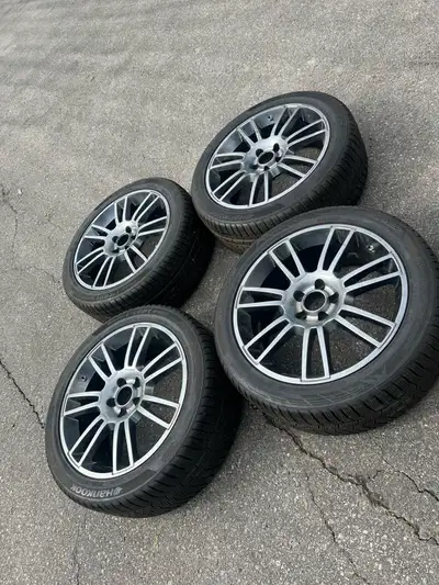 I have a set of brand new Michelin winters and rims with sensors. 19 inch rims 5x114.3 bolt pattern...