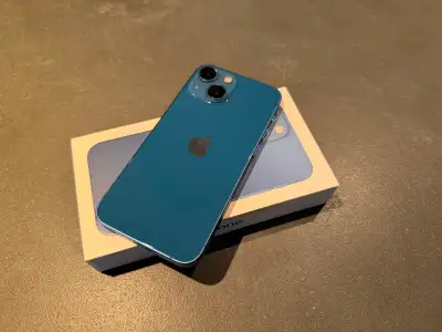 iPhone 13 mini, Blue, 128GB, near mint, unlocked, View more