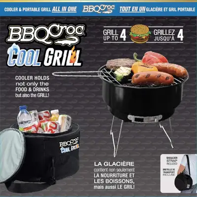 The item in this listing is NEW IN OPEN BOX! https://www.avenueshopswapandsell.com/product/bbq-croc-...