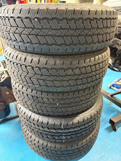 Bridgestone Dueller A/T 255/70R18. New take offs with less than 300 kms on them. Removed from a 2026...