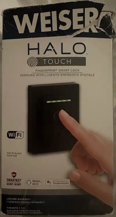 Weiser: Halo Touch: Serrure intelligente à empreinte digitale - , View more