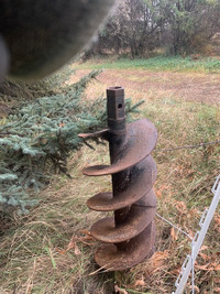 Post auger, like new, 15" diameter