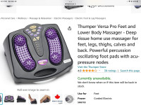 For sale- Thumper versa pro massager  great machine,$325
