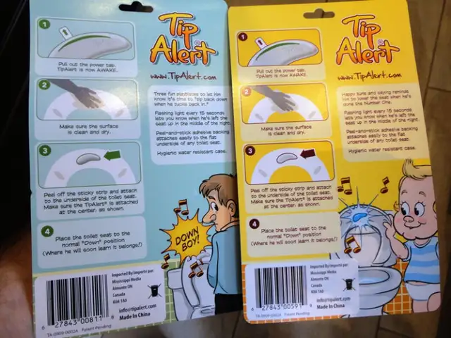 Tip Alert Toilet Seat Alarms - One for the Males & One for Tots in Bathwares in Kitchener / Waterloo - Image 3