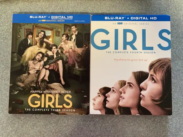 Girls The Complete Third and Fourth Seasons 3 4 EUC bluray 