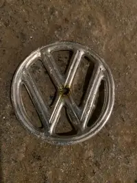 Vintage Original VW Beetle Hood Logo Emblem, 1970’s