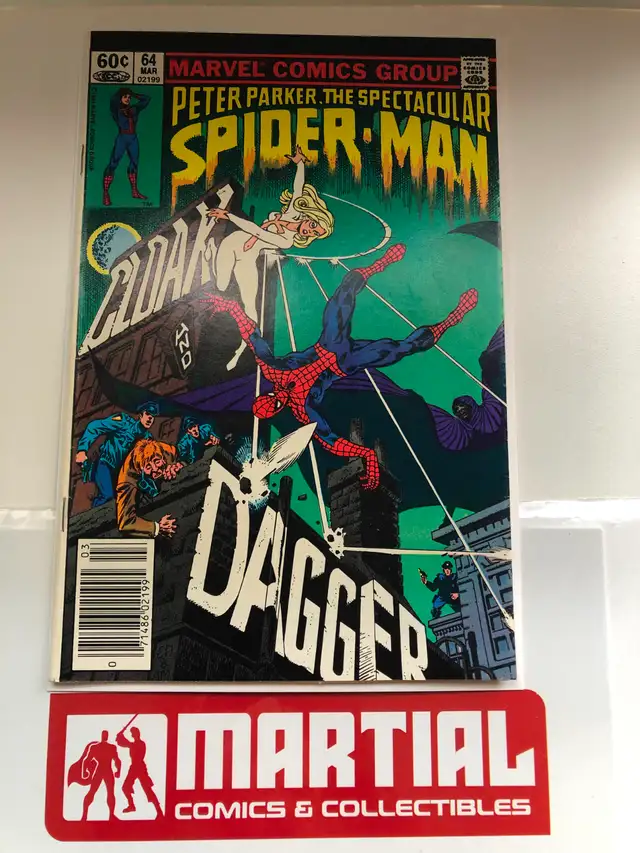 1st Cloak, Dagger in Spectacular Spider-man #64 comic $55 OBO