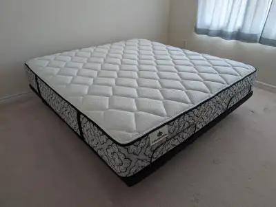 Kingsdown King Mattress – 6 Months Old – $900 OBO (Retail $3,200, View more